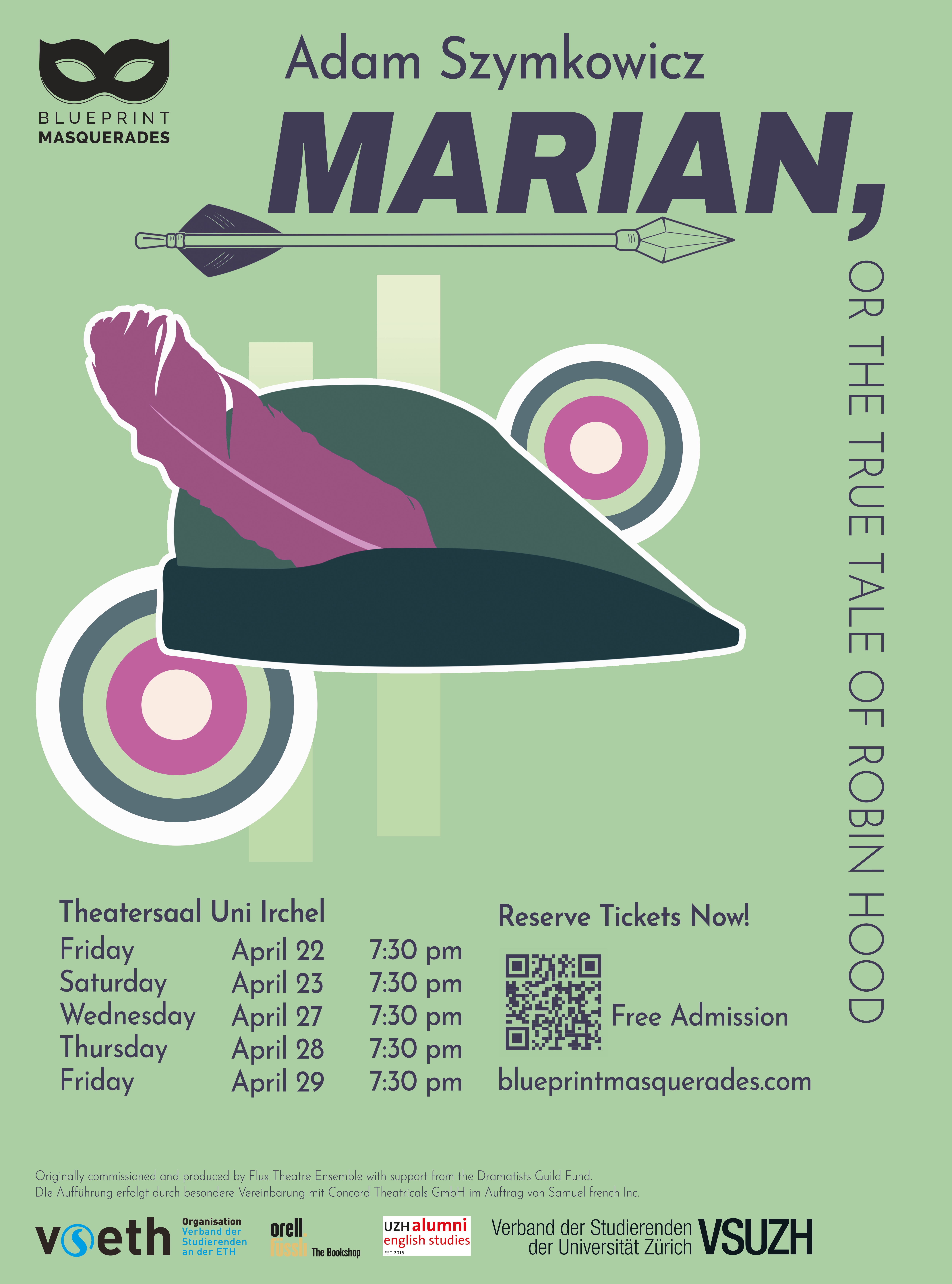 Marian, or The True Tale of Robin Hood by American playwright Adam Szymkovicz